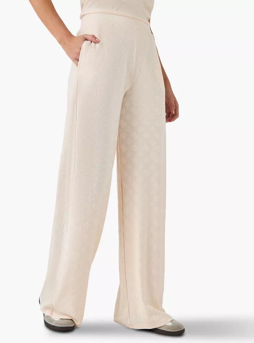 Monica textured trousers with pockets by Guess